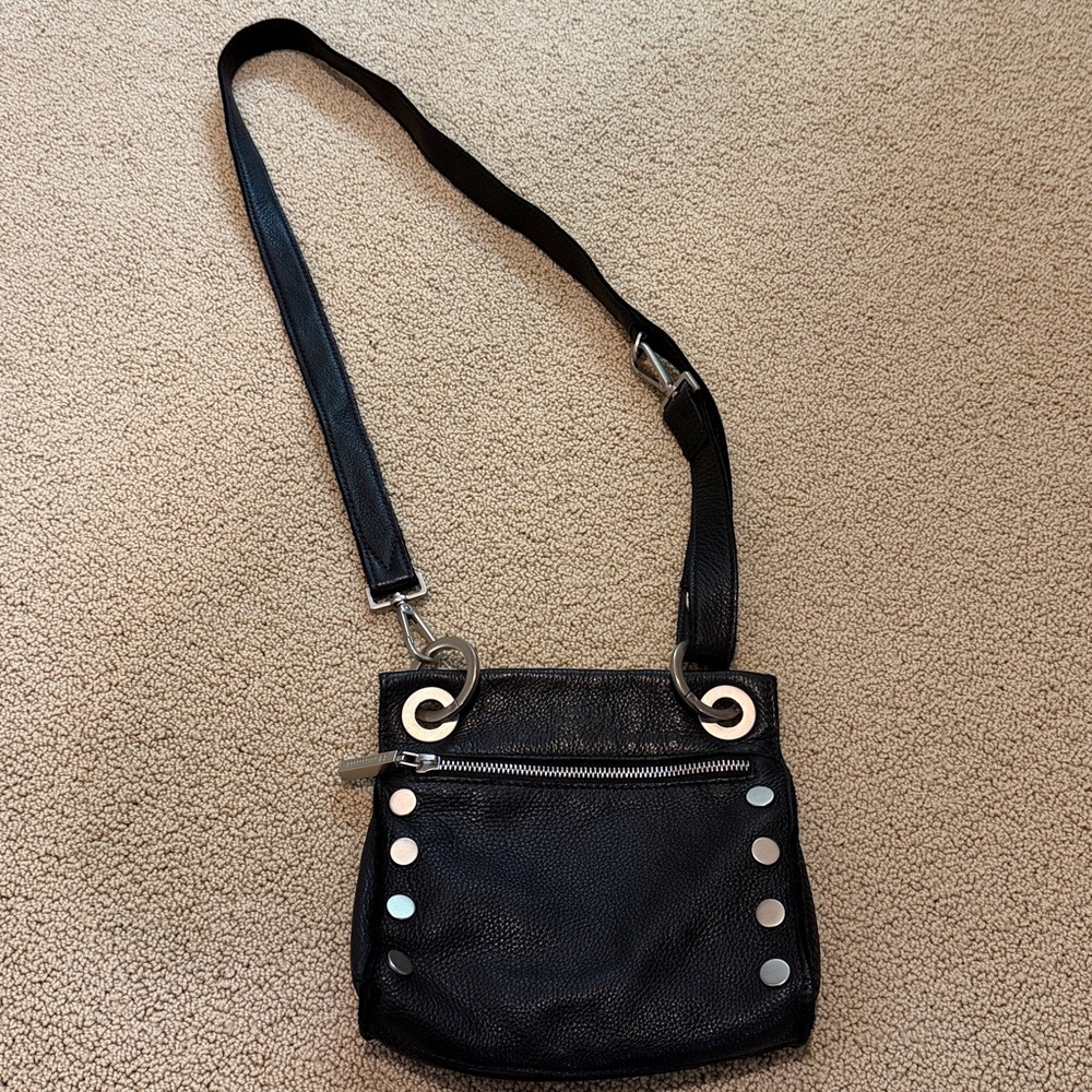 Hammitt Black Leather Crossbody Bag/Purse. Never used!